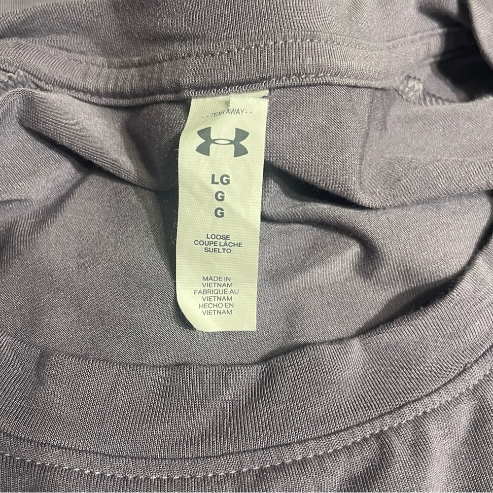 Under Armour Women's Long Sleeve Top in Lavender with Back Cutout - Picture 7 of 13